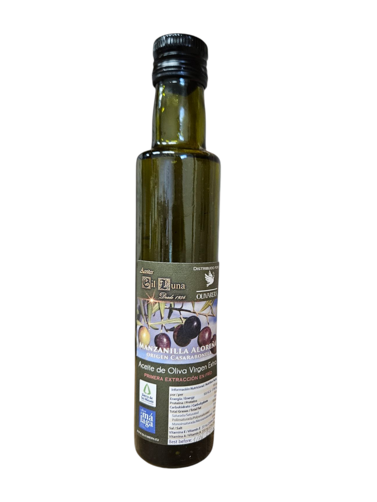 Sample 250ml EVOO Manzanilla Aloreña