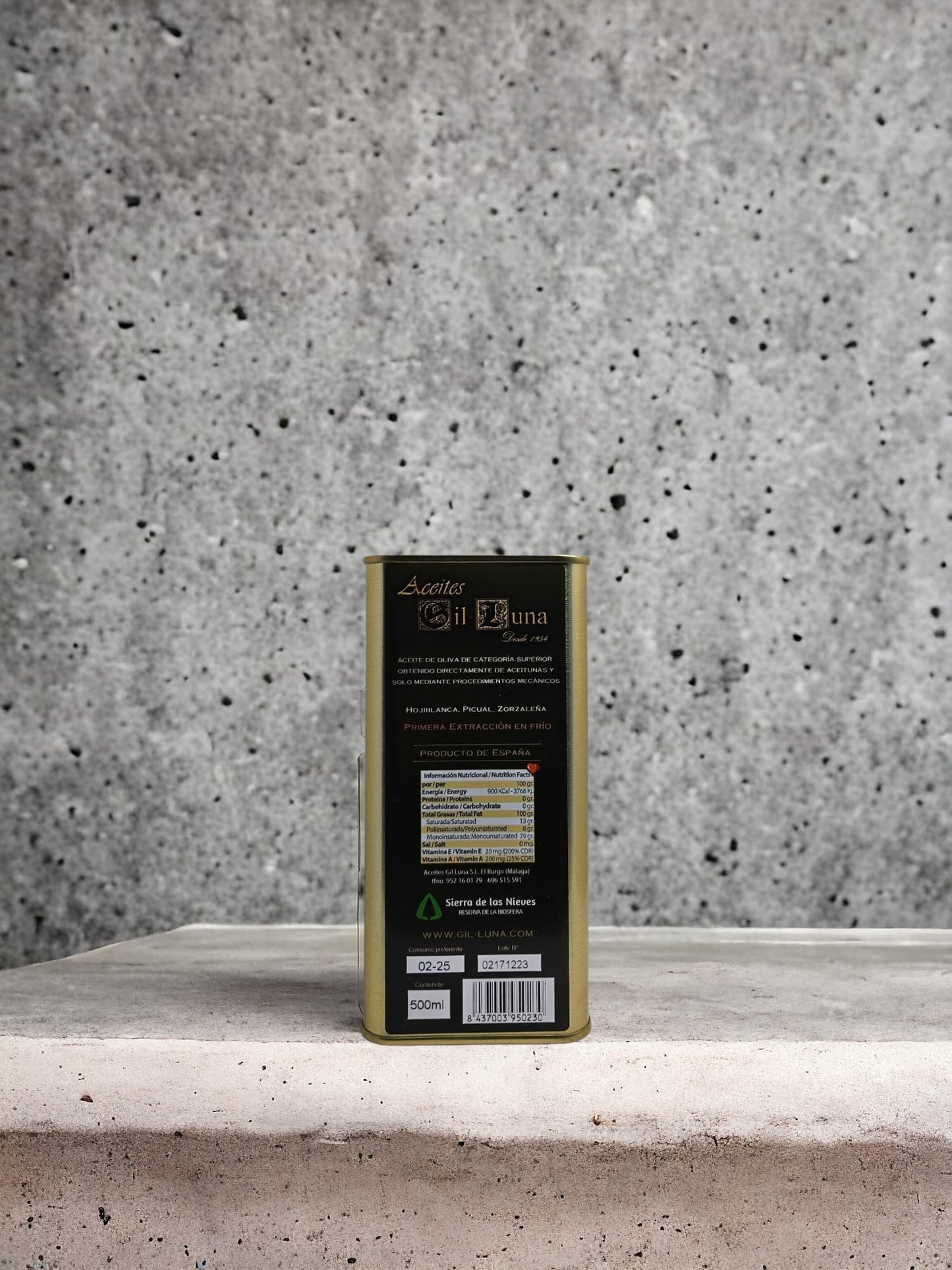 Gil Luna Oro Liquido Virgen Extra Olijfolie - 1/2L blik