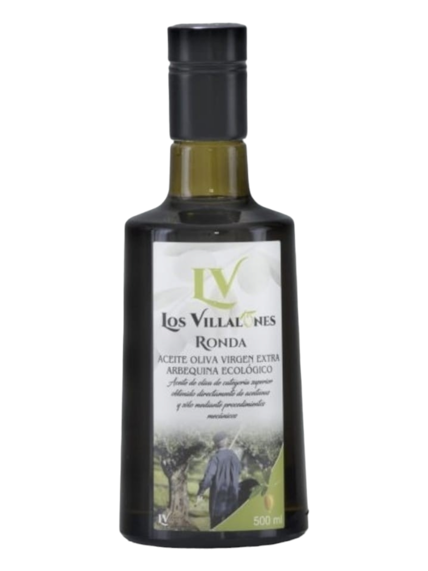 Arbequina Biologische Extra Vierge Olijfolie- Los Villalones - fles 500ml