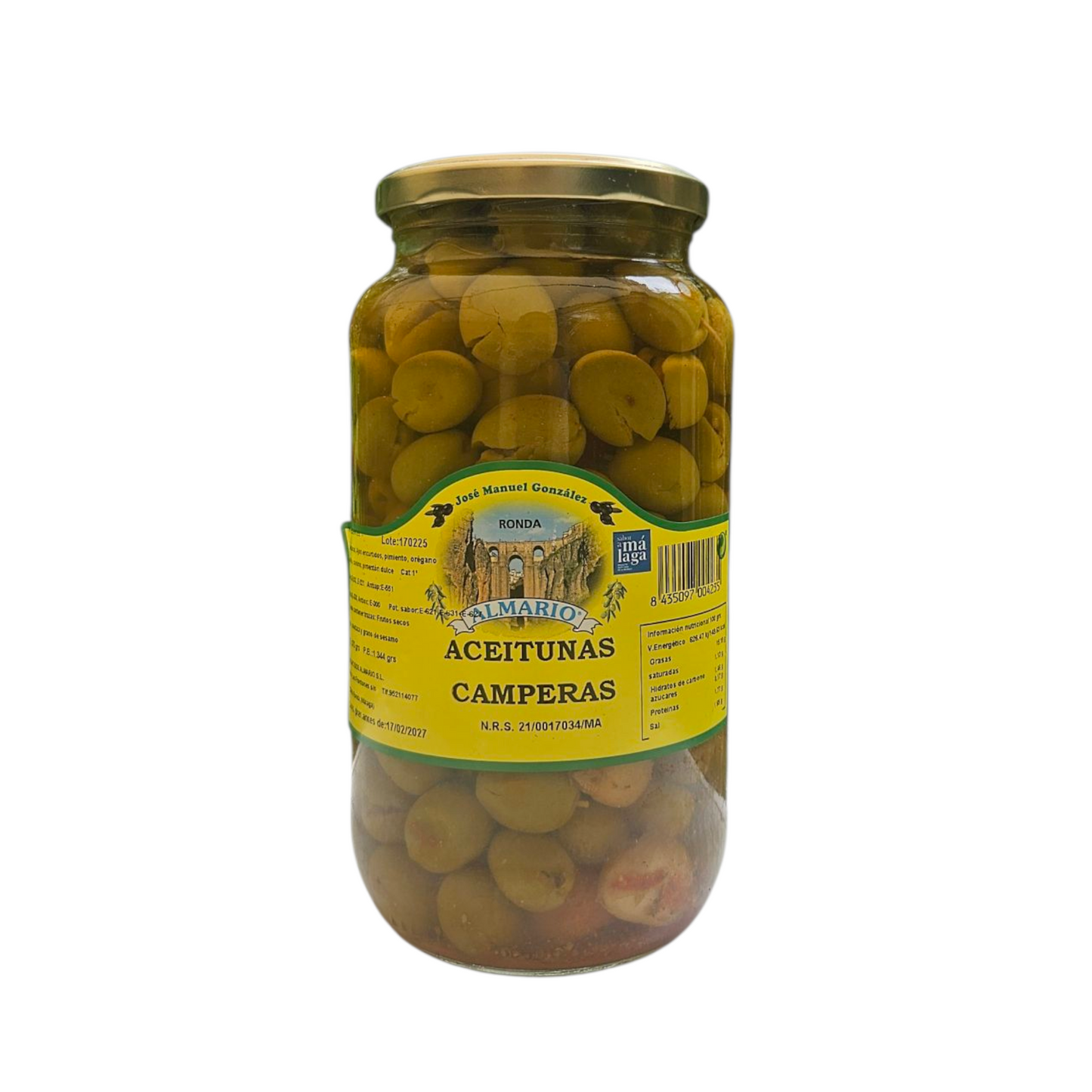 Manzanilla Aloreña olijven - Aceitunas Camperas - Ronda