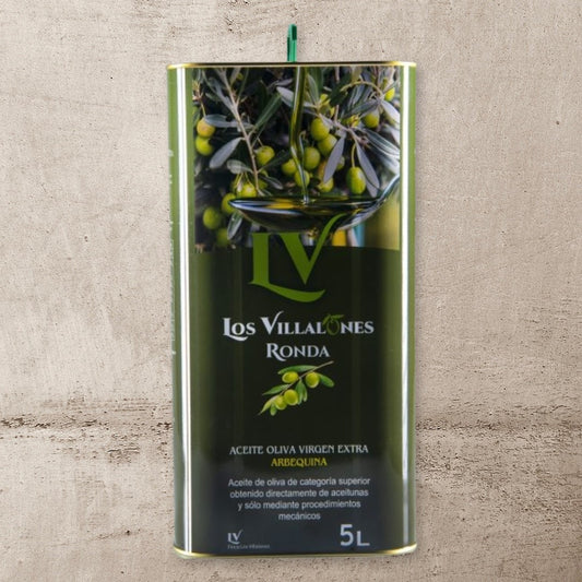 Arbequina Biologische Olijfolie Extra Vierge, Los Villalones 5L