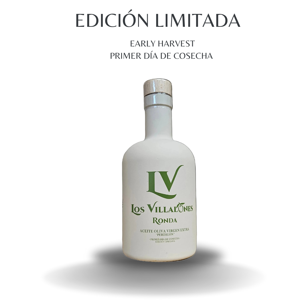 Extra Vierge Olijfolie - Los Villalones Edición Limitada - Perdigón - Primer día de cosecha