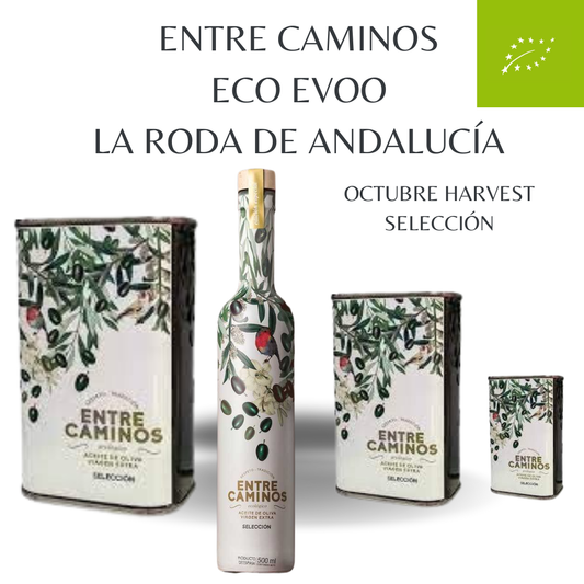 Extra Vierge Biologische Olijfolie - Entre Caminos - Hojiblanca - Selección