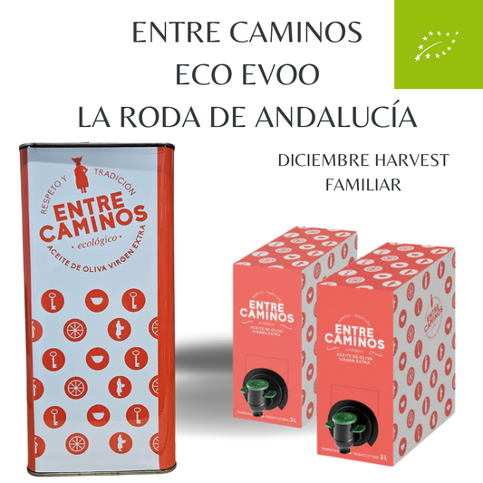 Extra Vierge Biologische  Olijfolie - Entre Caminos - Hojiblanca - Family Range