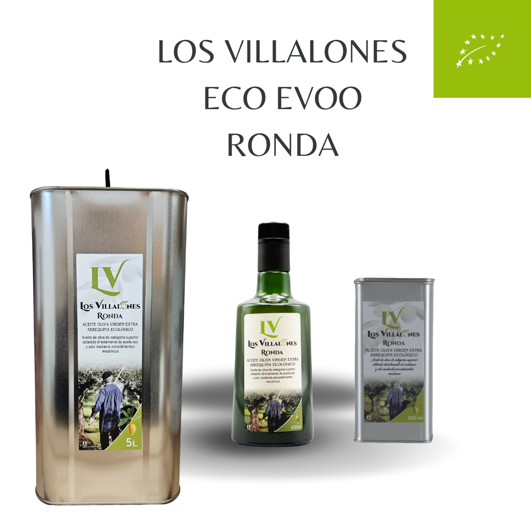 Extra Vierge Biologische Olijfolie - 100% Arbequina -  Los Villalones
