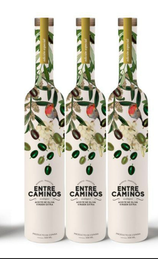 Biologische Extra Vierge Olijfolie - Entre Caminos - Hojiblanca - Selección